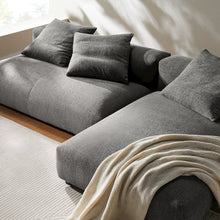 Solace 2-Piece Modular Upholstered Fabric Sectional Sofa With Chaise