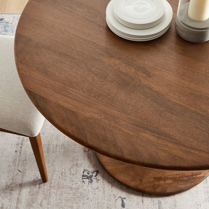 Lippa 48" Round Solid Wood Dining Table
