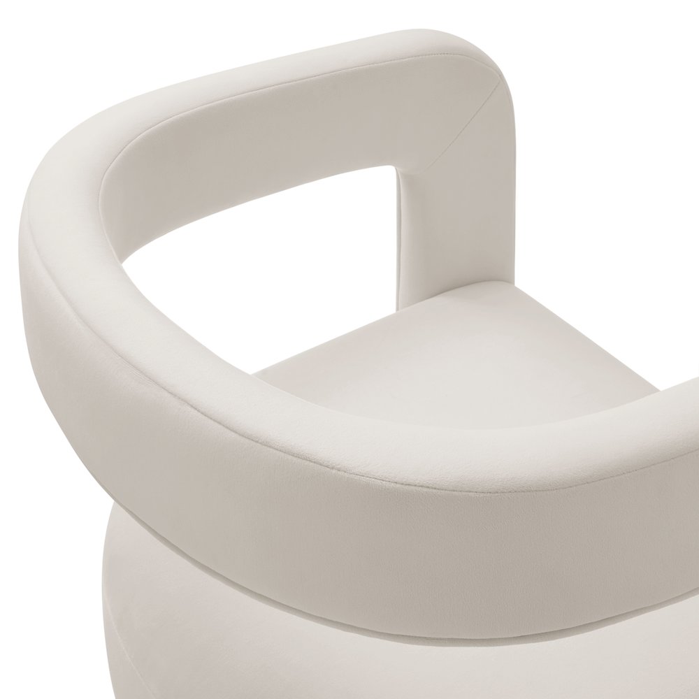 Winslow Barrel Performance Velvet Dining Chair