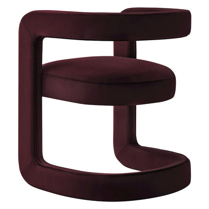 Winslow Barrel Performance Velvet Dining Chair