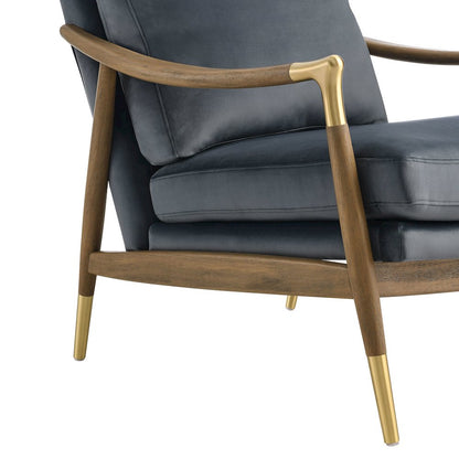 Langford Performance Velvet Accent Armchair