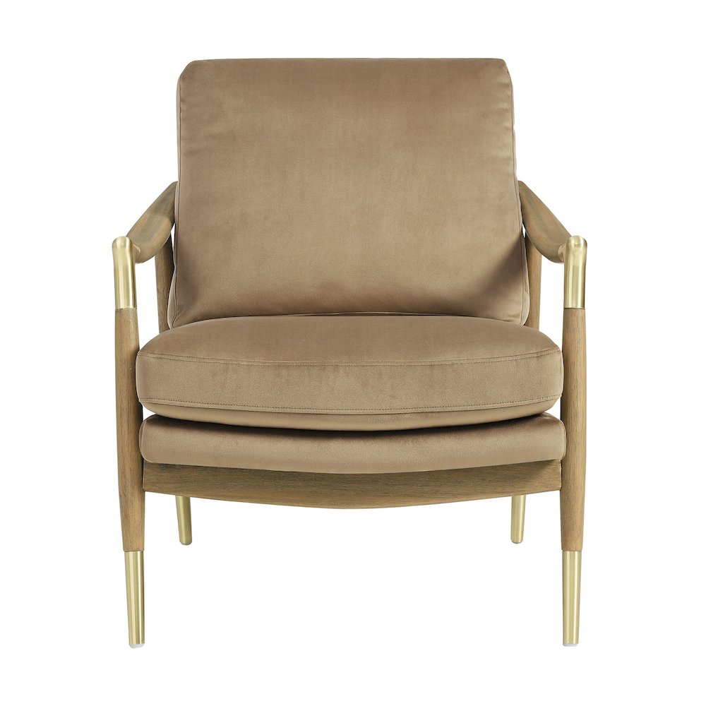 Langford Performance Velvet Accent Armchair