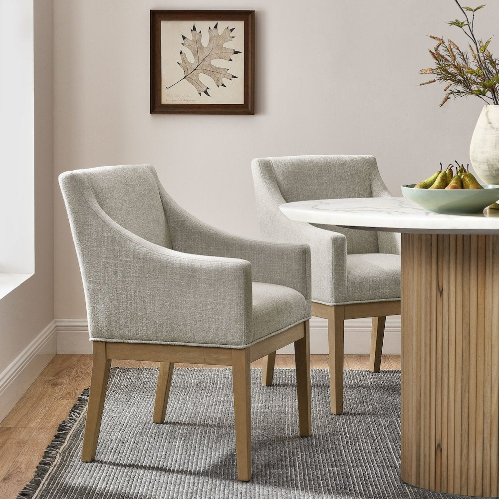 Alton Fabric Upholstered Dining Armchair