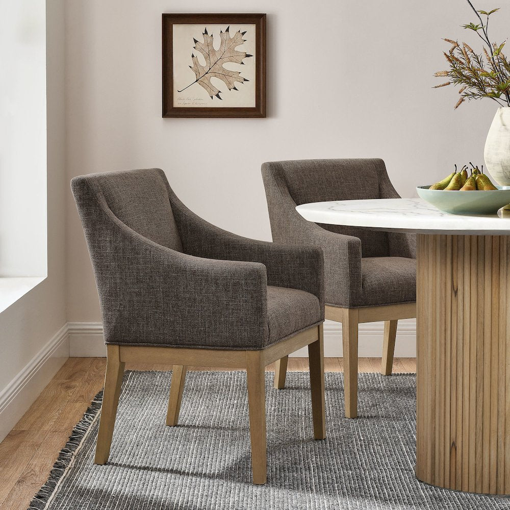 Alton Fabric Upholstered Dining Armchair