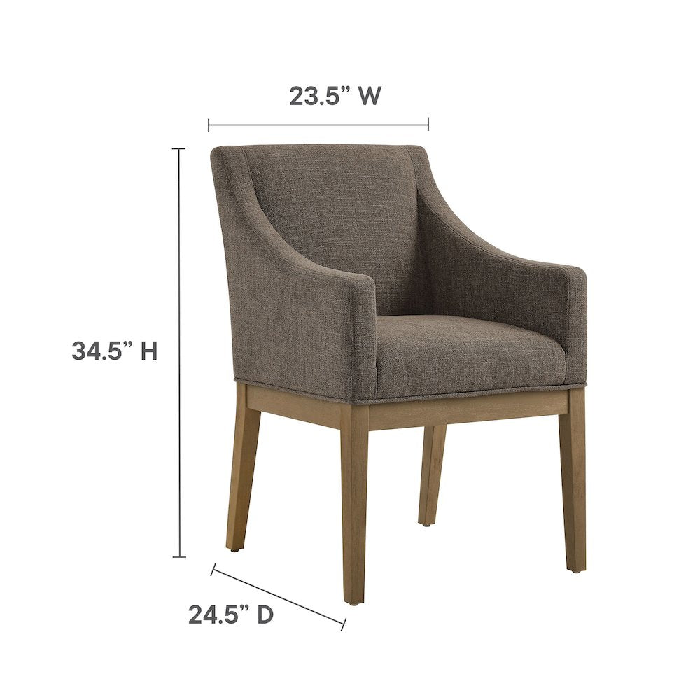 Alton Fabric Upholstered Dining Armchair