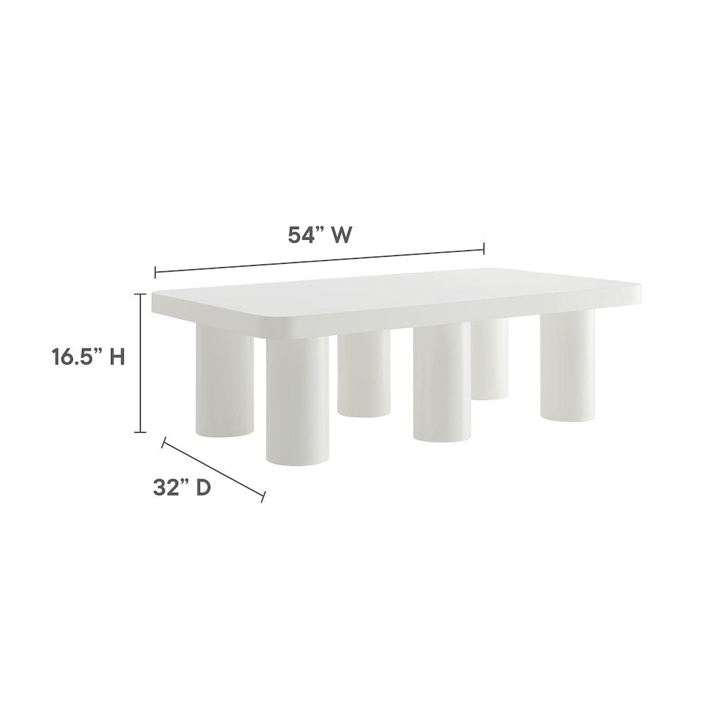 Cleo 54” Rectangular Coffee Table