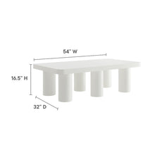 Cleo 54” Rectangular Coffee Table