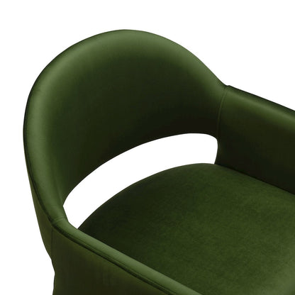 Talia Performance Velvet Dining Armchair