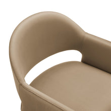 Talia Performance Velvet Dining Armchair