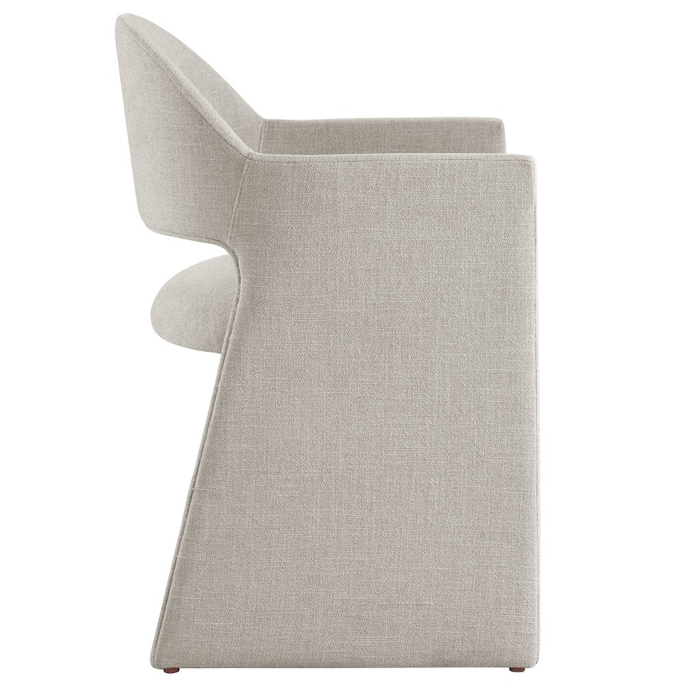 Talia Upholstered Fabric Dining Armchair