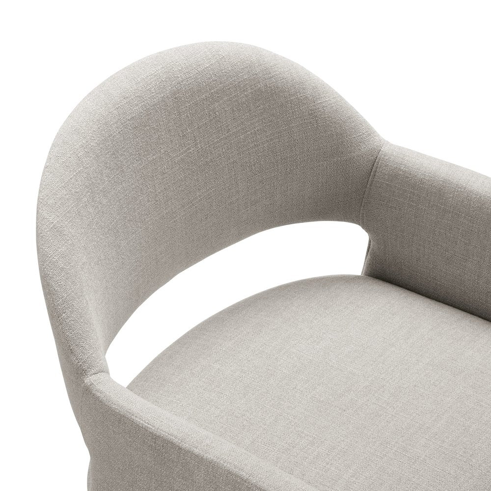 Talia Upholstered Fabric Dining Armchair