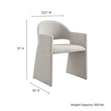 Talia Upholstered Fabric Dining Armchair