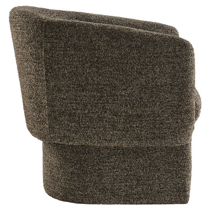 Muse Boucle Fabric Barrel Accent Chair