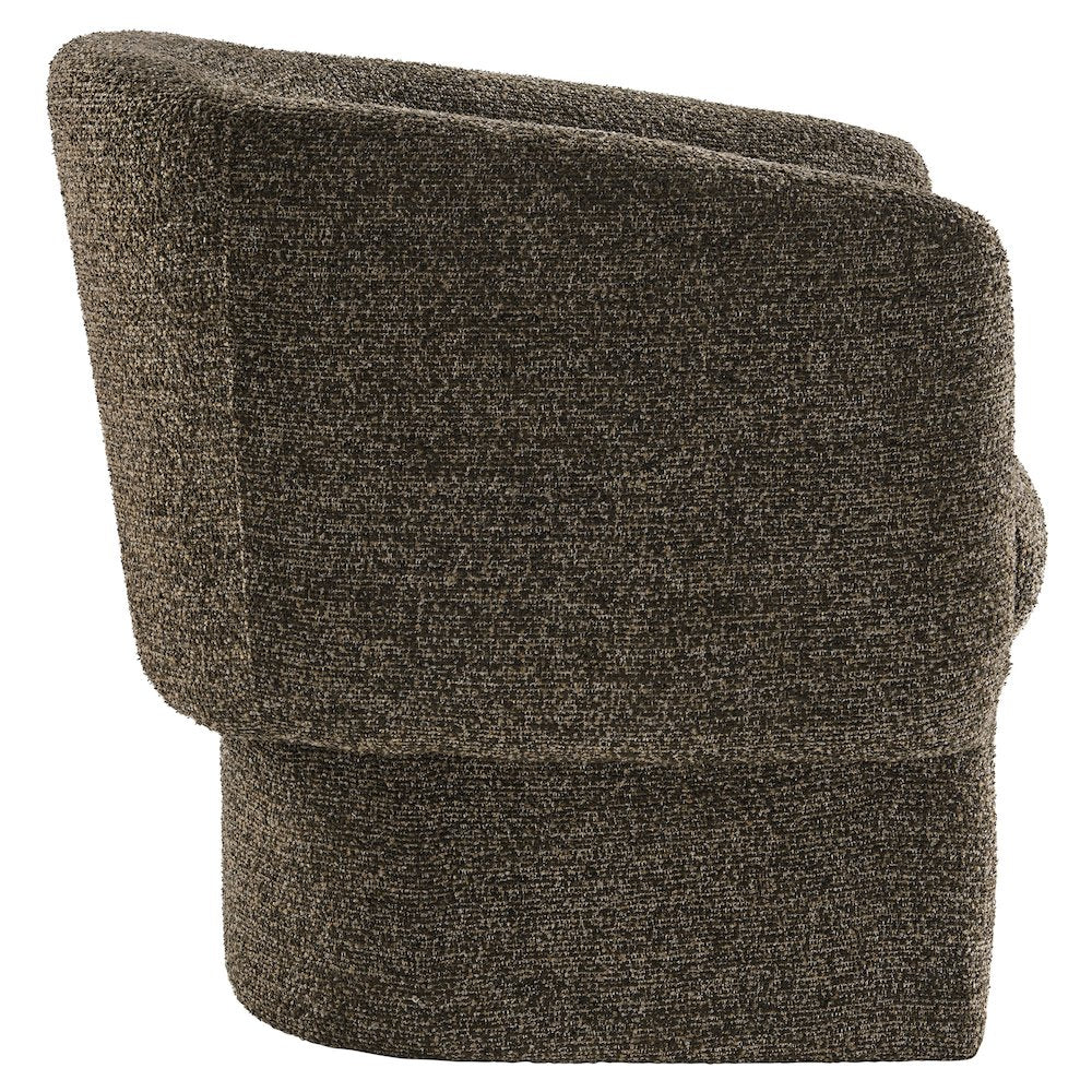 Muse Boucle Fabric Barrel Accent Chair
