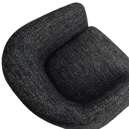 Muse Boucle Fabric Barrel Accent Chair