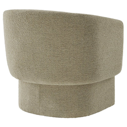 Muse Boucle Fabric Barrel Accent Chair