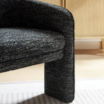 Greer Boucle Fabric Upholstered Accent Armchair