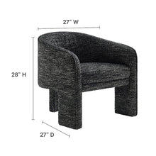 Greer Boucle Fabric Upholstered Accent Armchair