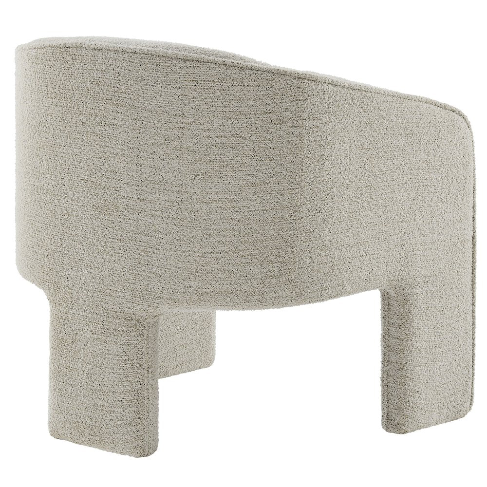 Greer Boucle Fabric Upholstered Accent Armchair