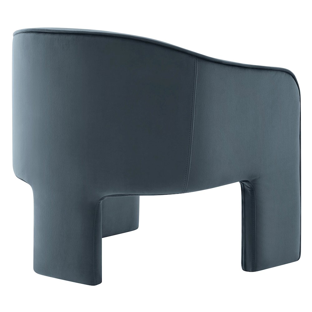Greer Performance Velvet Upholstered Accent Armchair