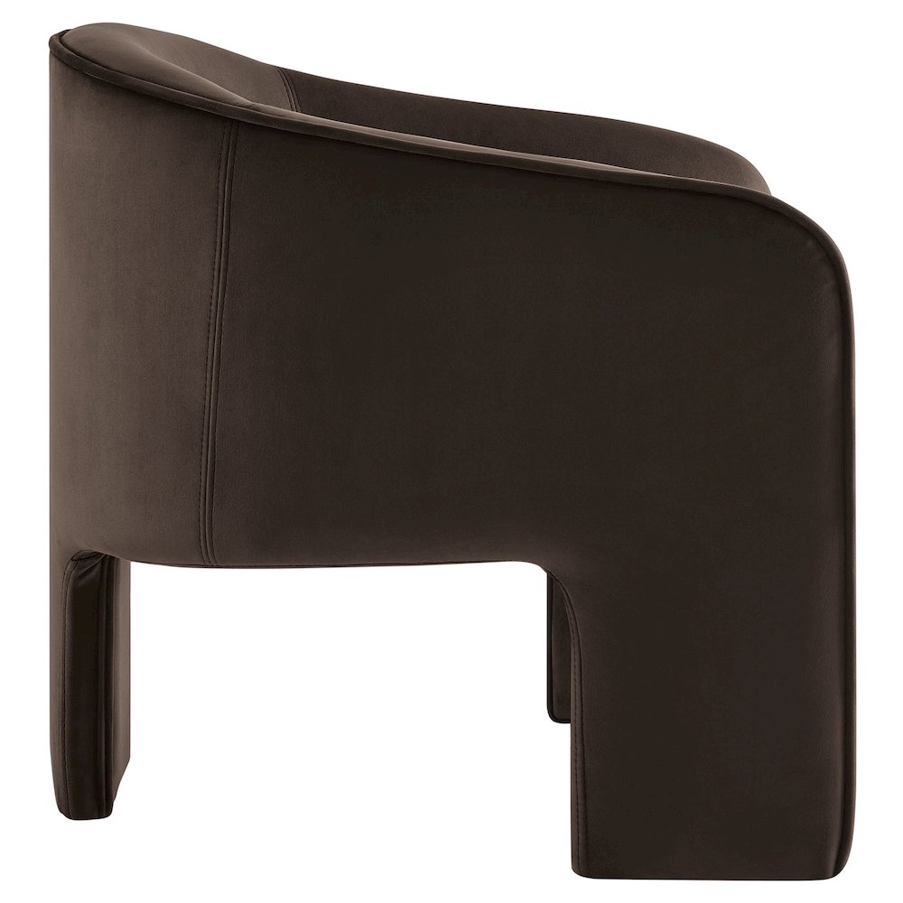 Greer Performance Velvet Upholstered Accent Armchair
