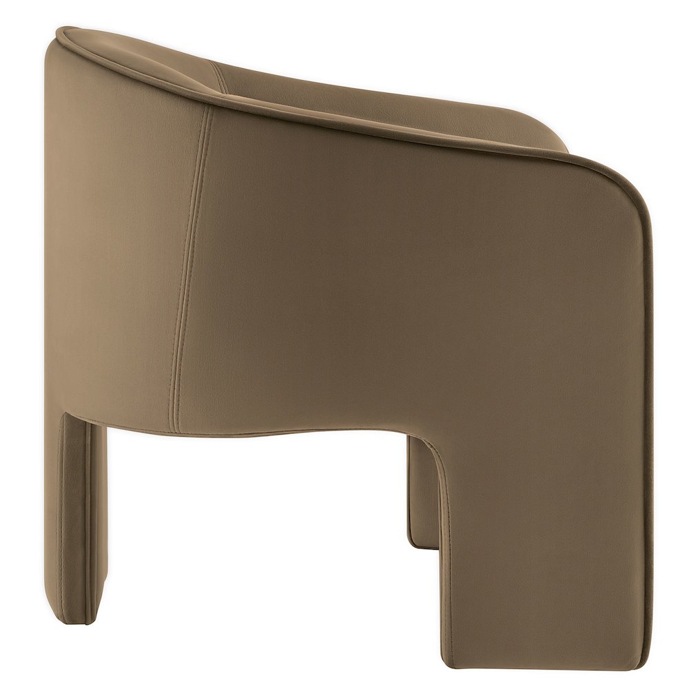 Greer Performance Velvet Upholstered Accent Armchair