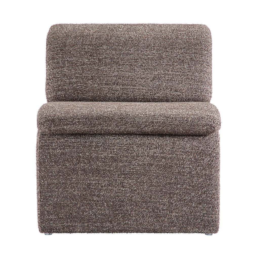 Dune Boucle Upholstered Armless Accent Chair