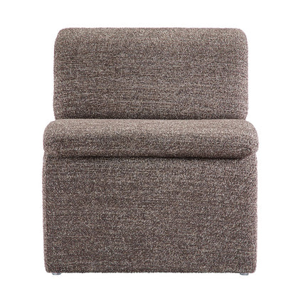 Dune Boucle Upholstered Armless Accent Chair