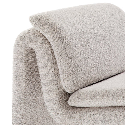 Dune Boucle Upholstered Armless Accent Chair