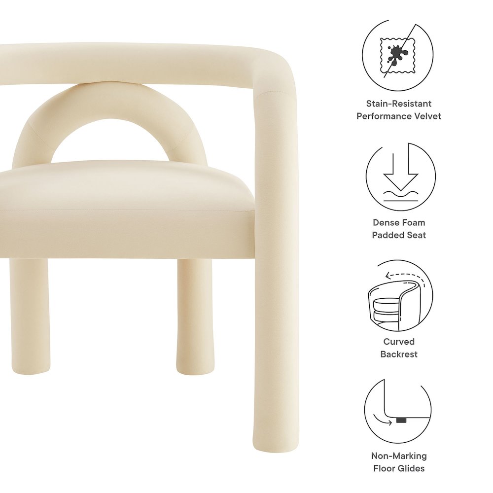 Astrid Performance Velvet Dining Chair