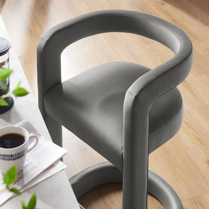 Winslow Performance Velvet Counter Stool