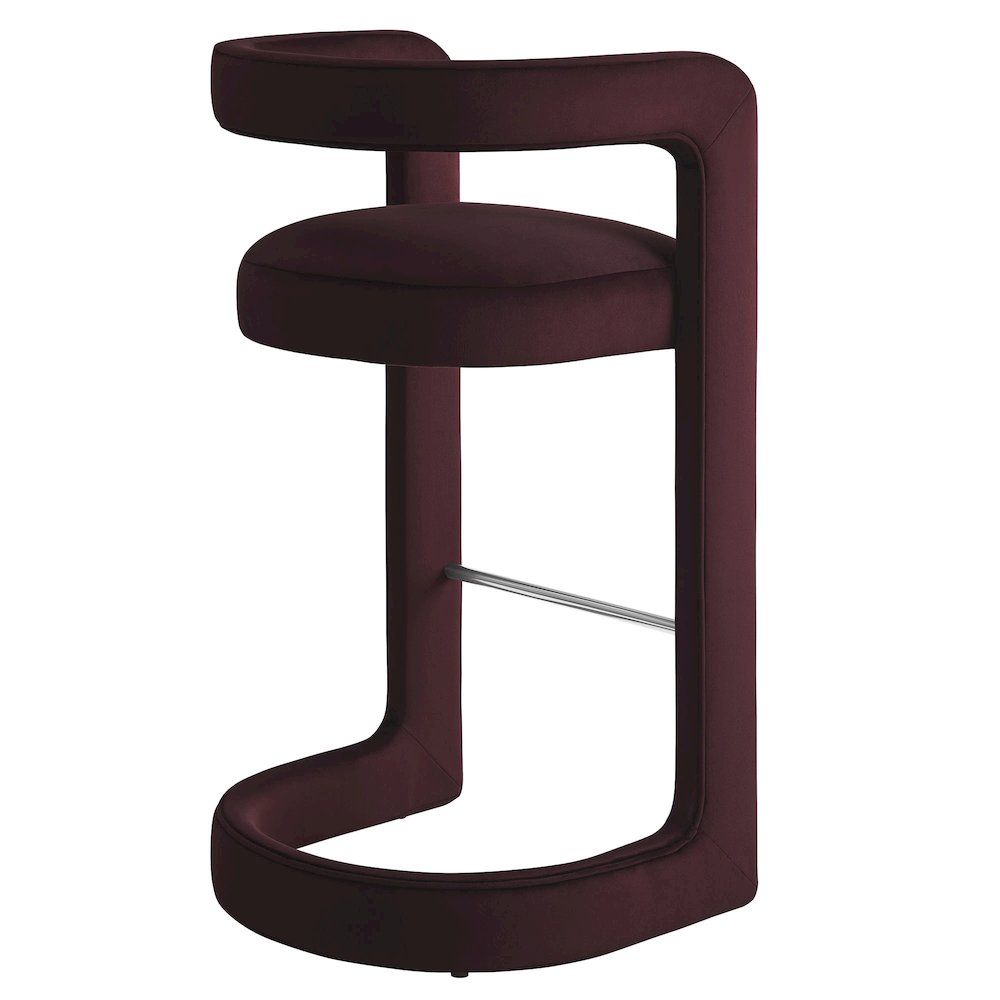 Winslow Performance Velvet Bar Stool