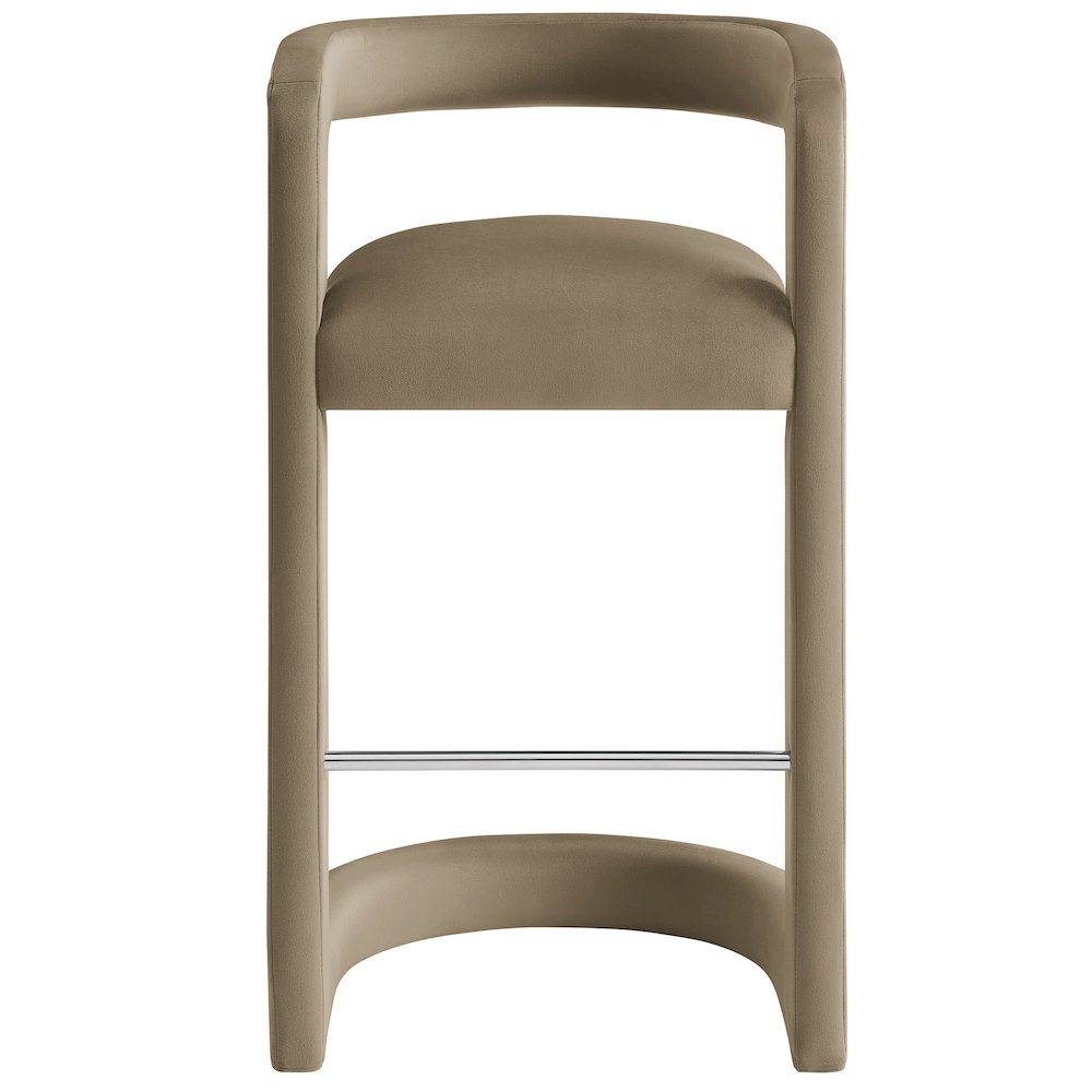 Winslow Performance Velvet Bar Stool