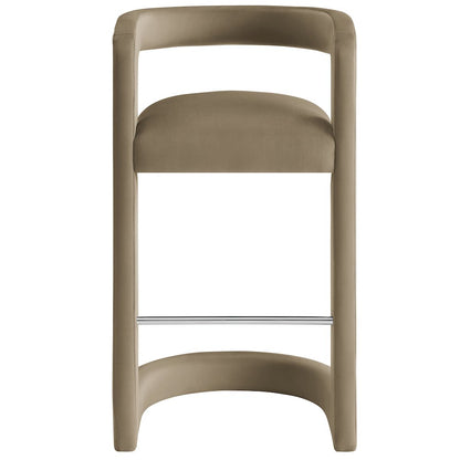 Winslow Performance Velvet Bar Stool