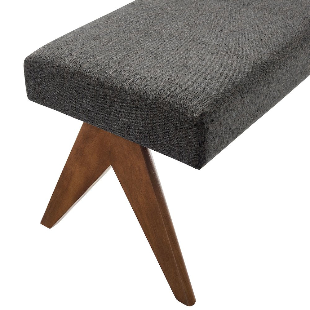 Lyra 47" Fabric Upholstered Bench