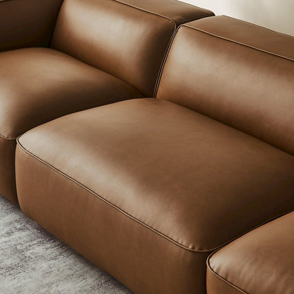 Auren 3-Piece Upholstered Vegan Leather Modular Sofa