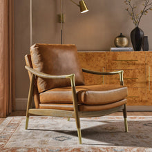 Langford Vegan Leather Accent Armchair