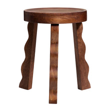 Sorrel Carved Wood Stool