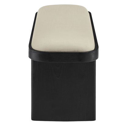 Iver 43" Upholstered Wood Accent Bench