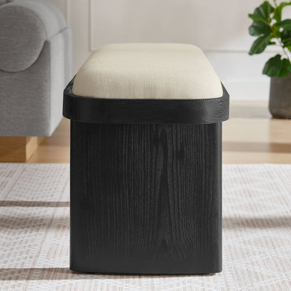 Iver 43" Upholstered Wood Accent Bench