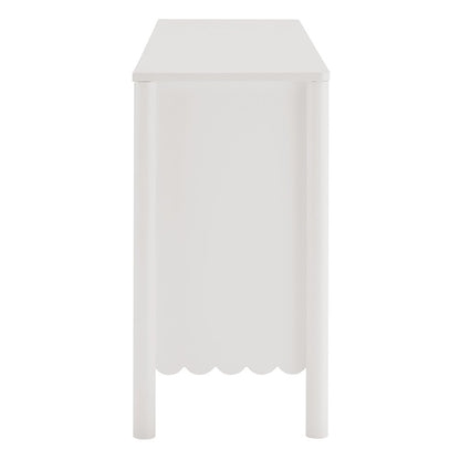 Emmeline 66" 4-Door Scalloped Sideboard Cabinet