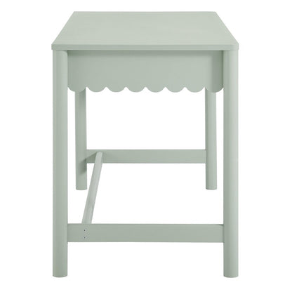 Emmeline 1-Drawer Scallop Writing Desk
