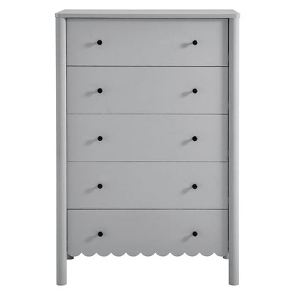Emmeline Scalloped 5-Drawer Chest