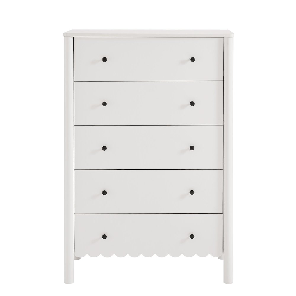 Emmeline Scalloped 5-Drawer Chest