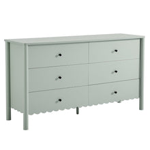 Emmeline Scalloped 6-Drawer Dresser