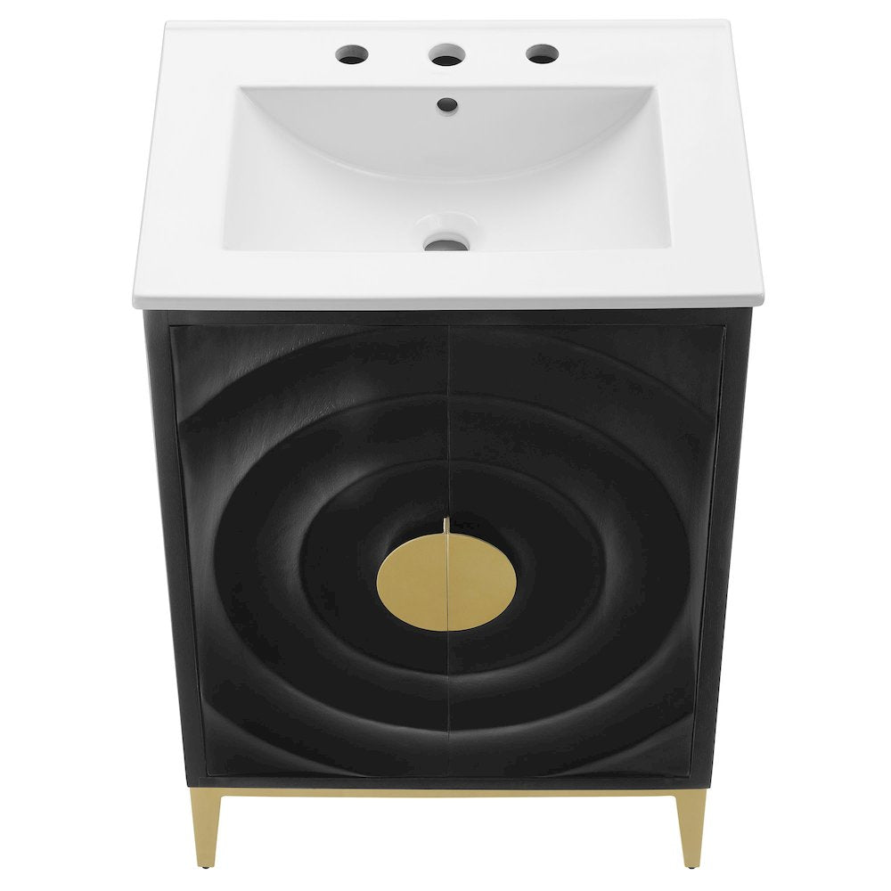 Beau 24" Wood Bathroom Vanity with Basin