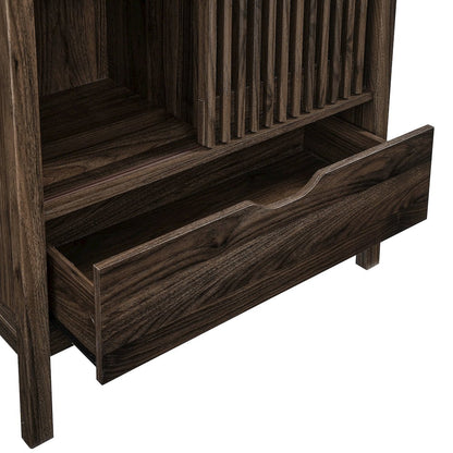 Vaughn 71" Arched Storage Display Cabinet