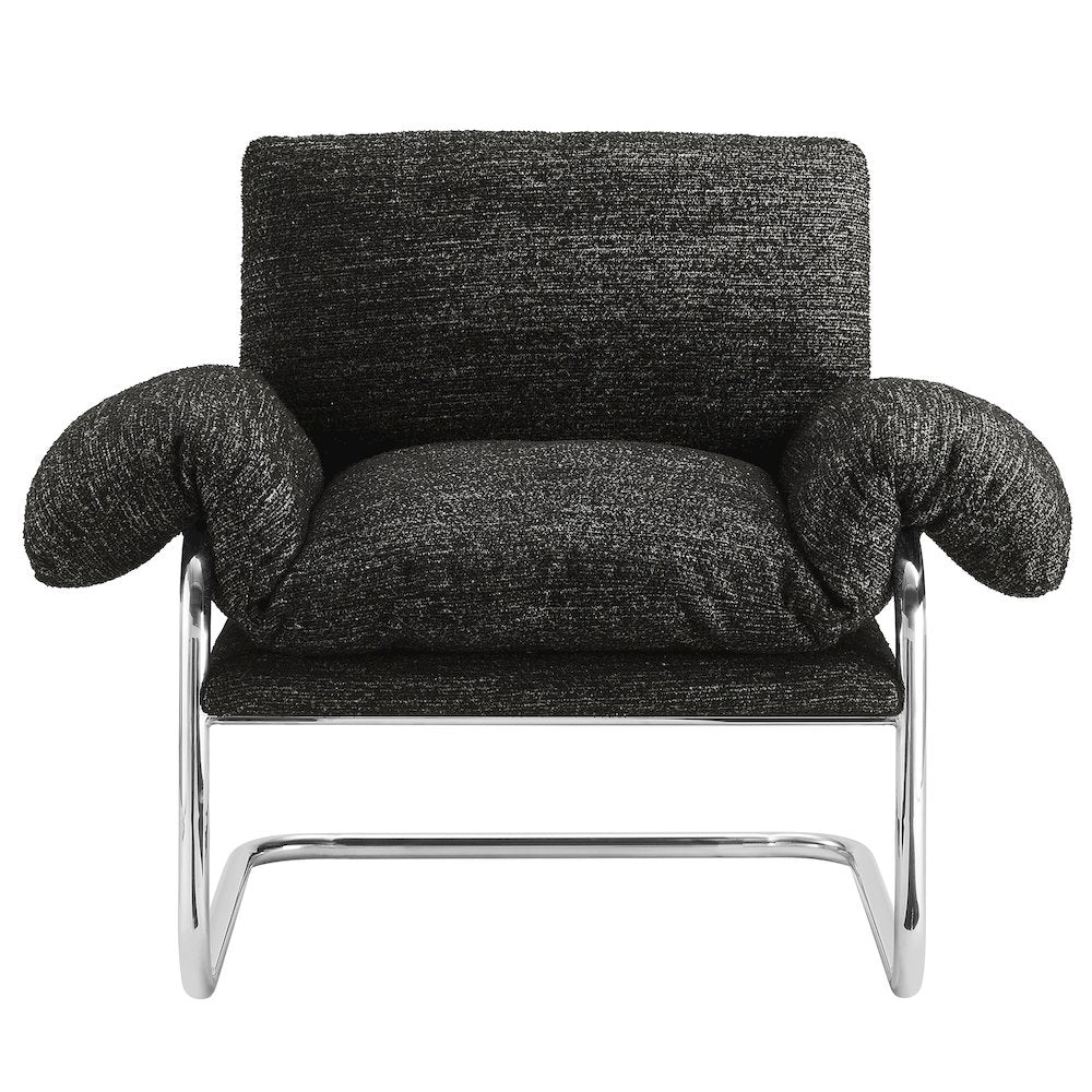 Ansel Boucle Fabric Accent Chair
