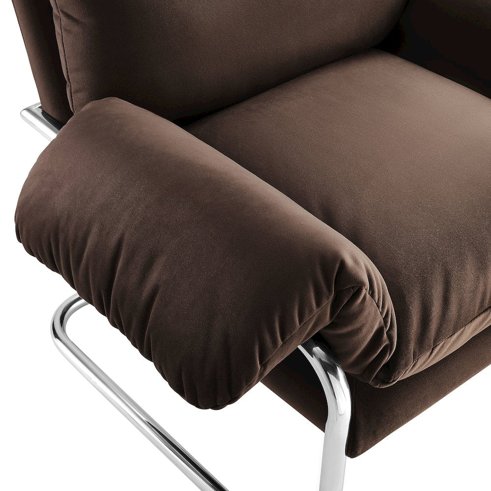Ansel Performance Velvet Accent Chair