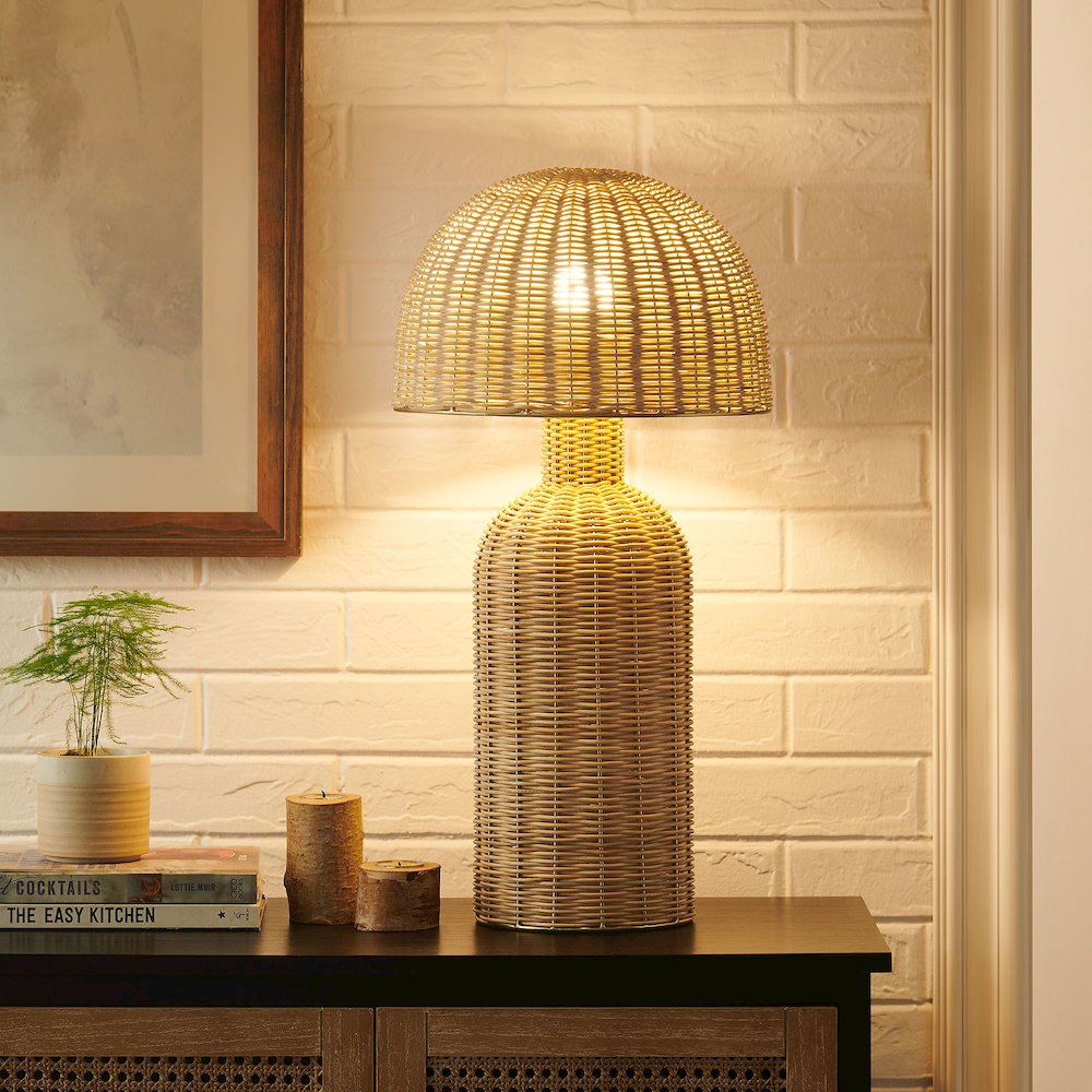 Briar Rattan Table Lamp